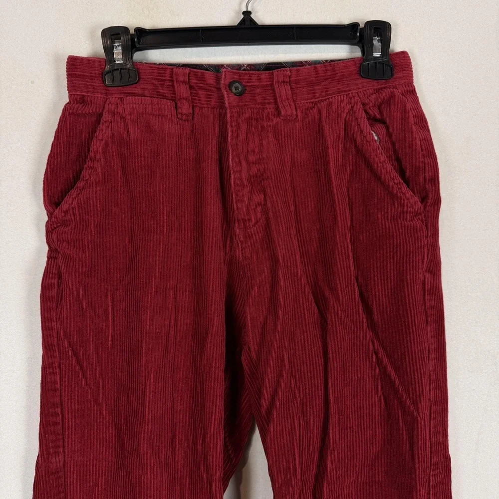 The Children's Place Pants Boys 14 27x28 Red Corduroy Chino Twill Casual School